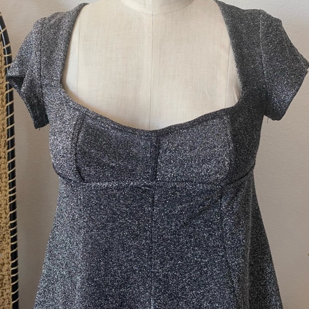 UO Jessie Sparkly Romper - Picture 4 of 5